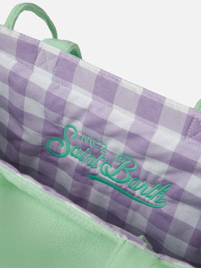 Mc2 Saint Barth Borsa Beach Tote Double In Spugna E Cotone