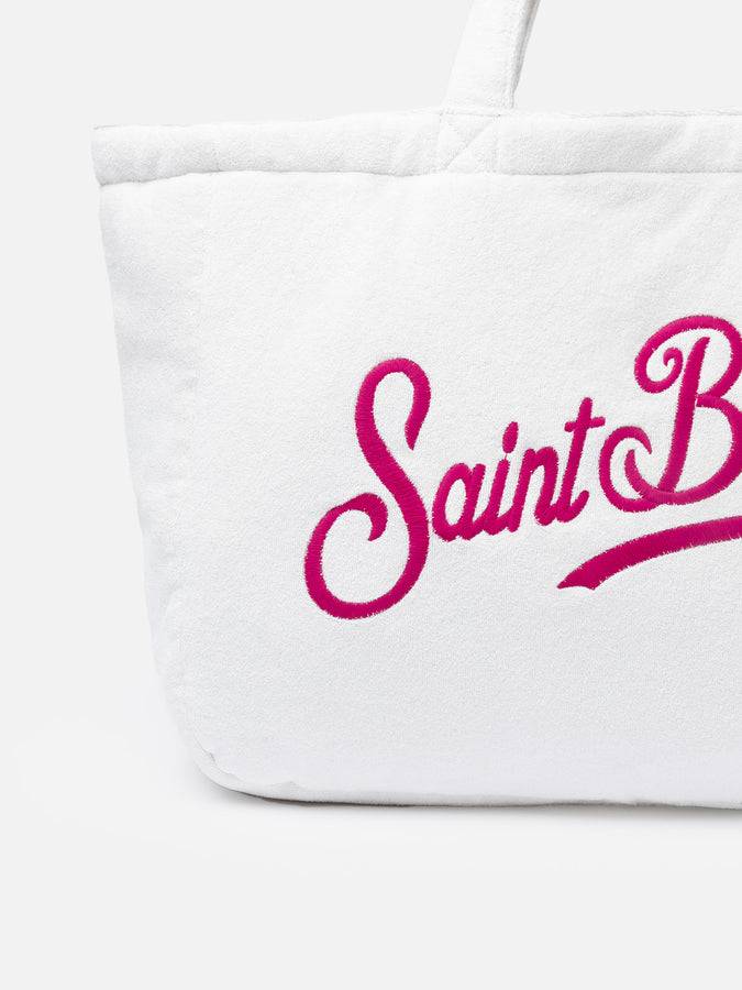 Mc2 Saint Barth Borsa Beach Tote Double In Spugna E Cotone