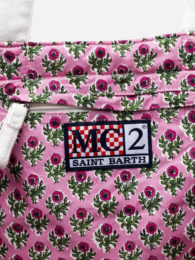 Mc2 Saint Barth Borsa Beach Tote Double In Spugna E Cotone