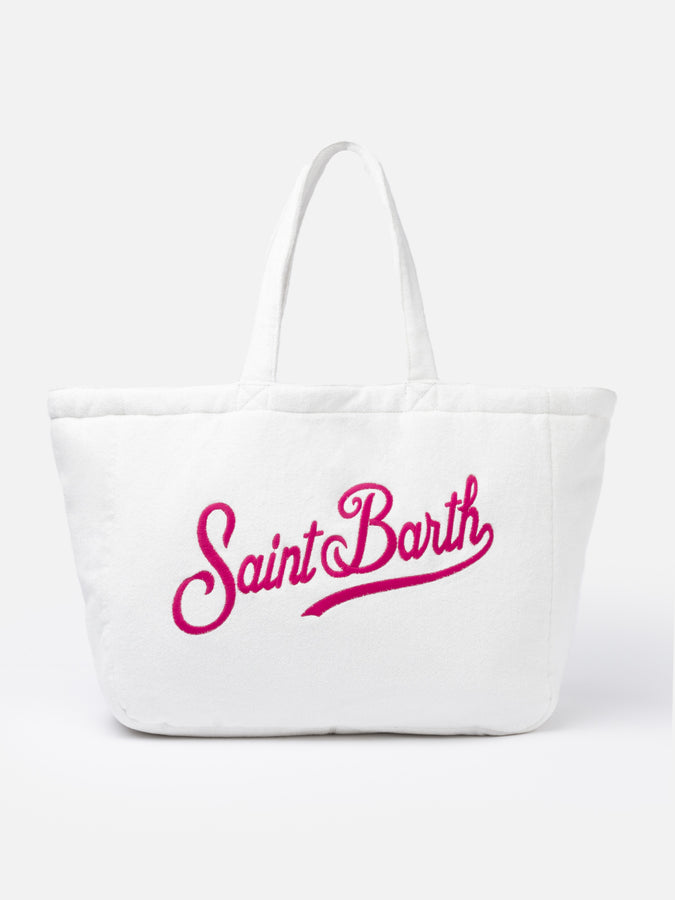 Mc2 Saint Barth Borsa Beach Tote Double in spugna e cotone