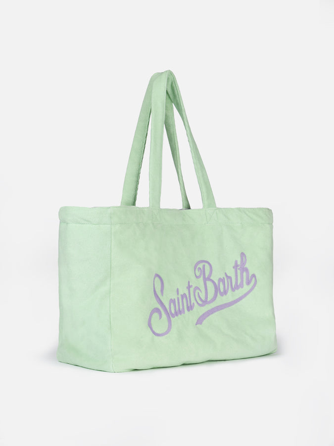 Mc2 Saint Barth Borsa Beach Tote Double In Spugna E Cotone