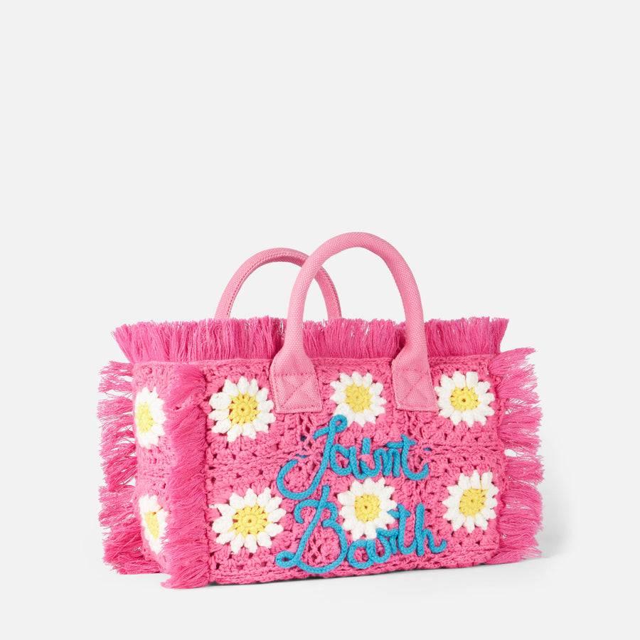 Mc2 Saint Barth Borsa Colette Con Patch Di Fiori All'uncinetto