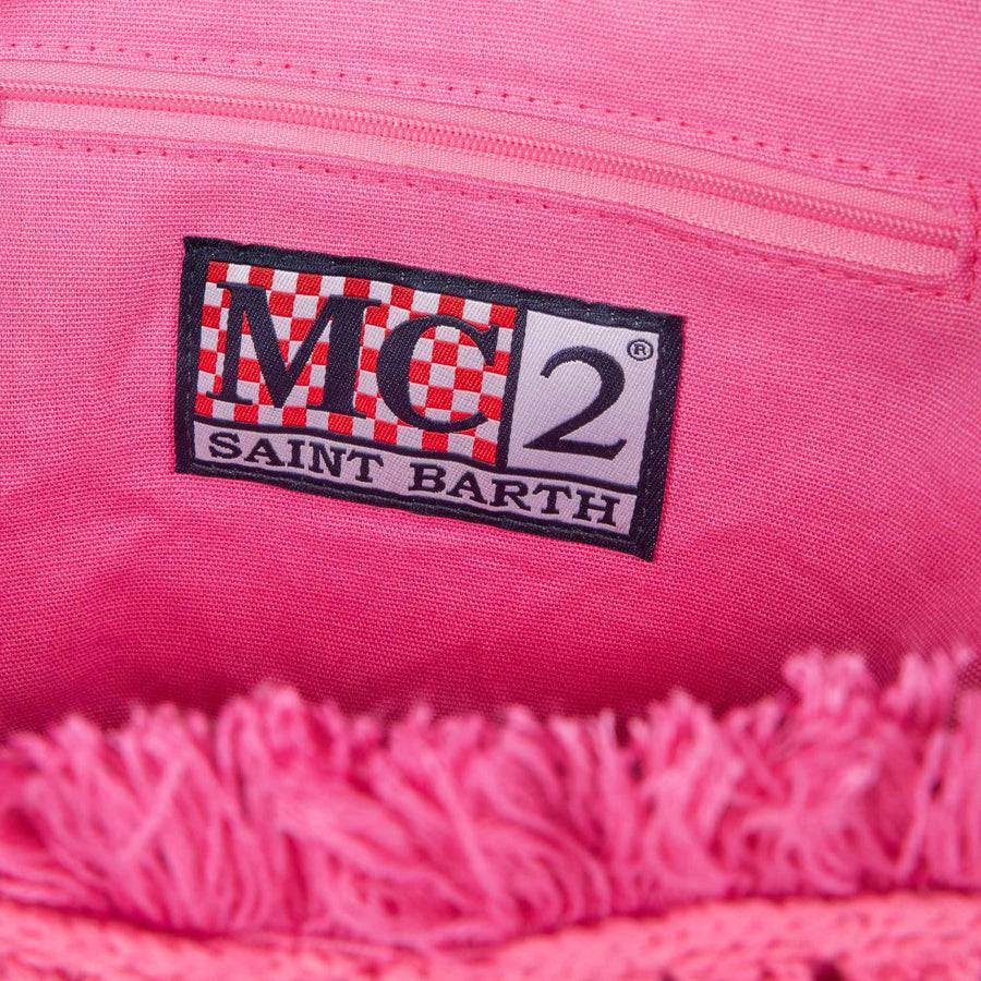 Mc2 Saint Barth Borsa Colette Con Patch Di Fiori All'uncinetto