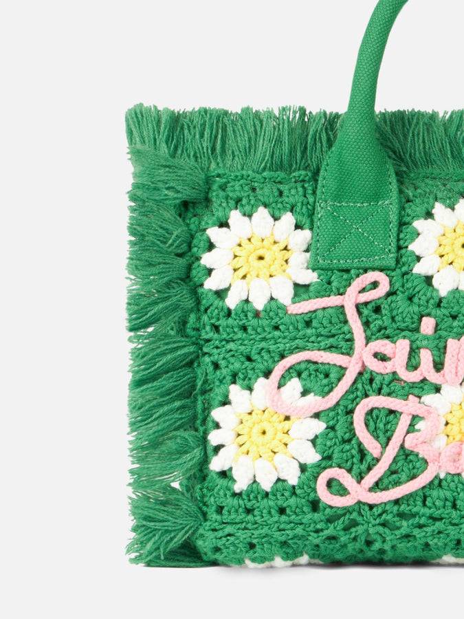 Mc2 Saint Barth Borsa Colette Con Patch Di Fiori All'uncinetto