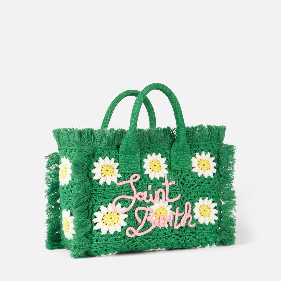 Mc2 Saint Barth Borsa Colette Con Patch Di Fiori All'uncinetto