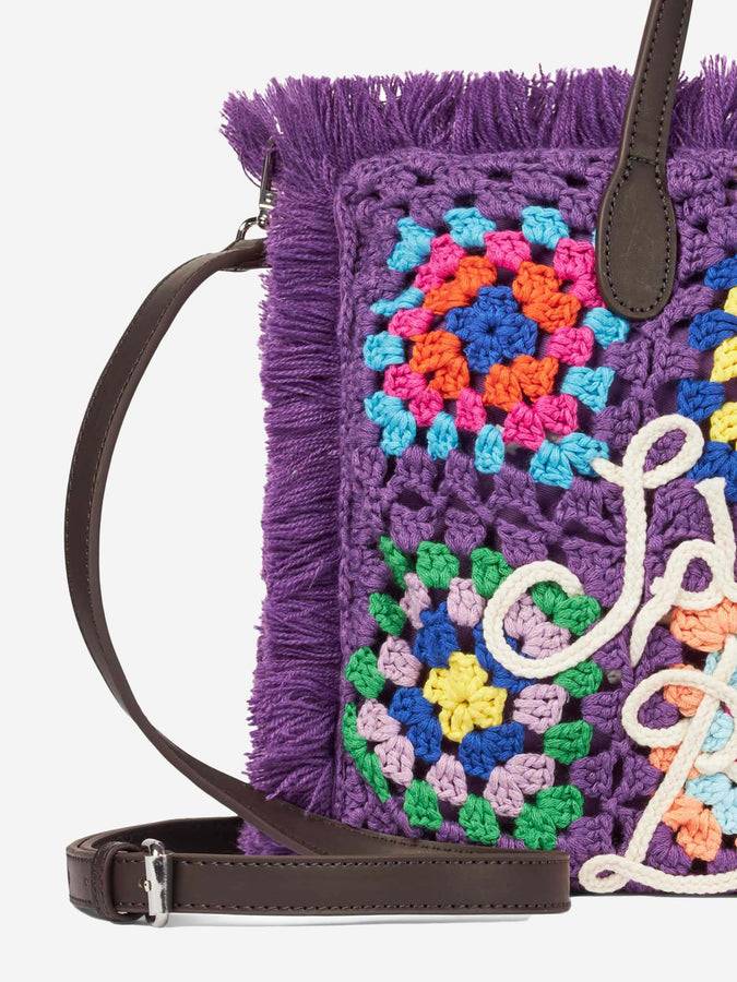 Mc2 Saint Barth Borsa Colette Con Piastrelle All'uncinetto