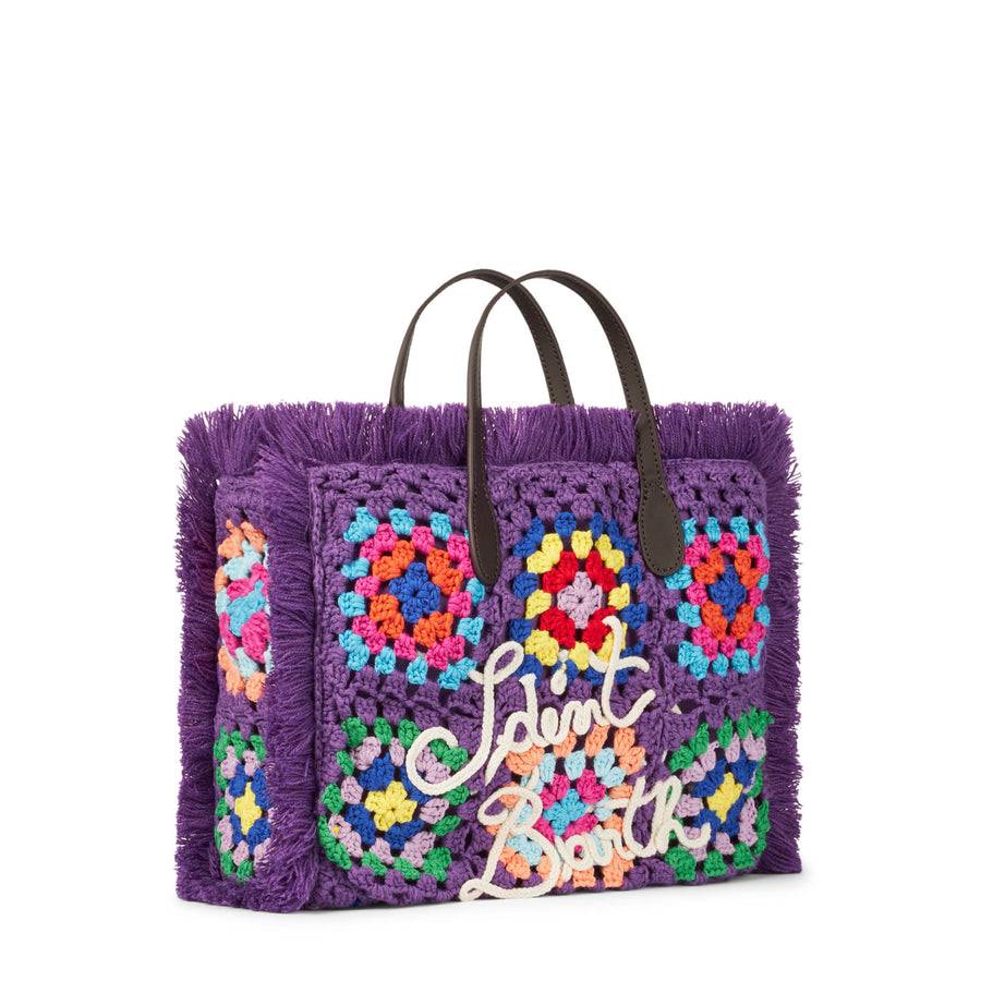 Mc2 Saint Barth Borsa Colette Con Piastrelle All'uncinetto