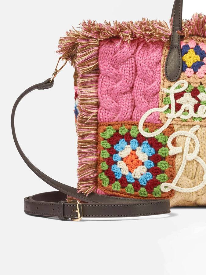 Mc2 Saint Barth Borsa Colette Con Piastrelle All'uncinetto