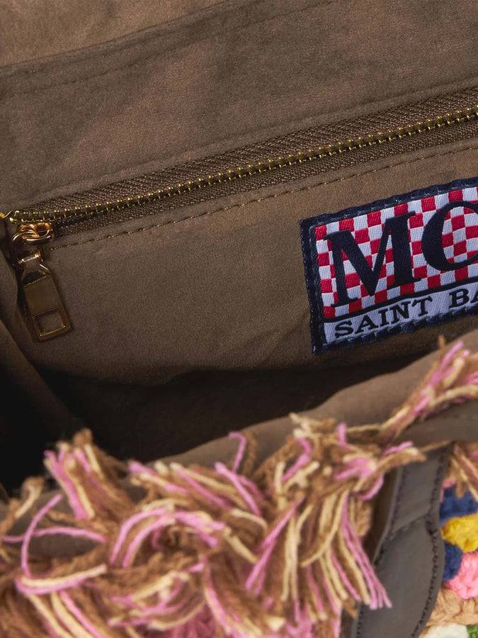 Mc2 Saint Barth Borsa Colette Con Piastrelle All'uncinetto