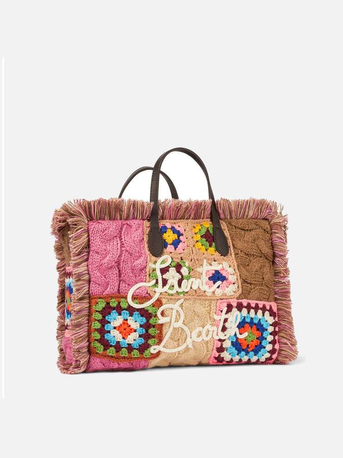 Mc2 Saint Barth Borsa Colette Con Piastrelle All'uncinetto