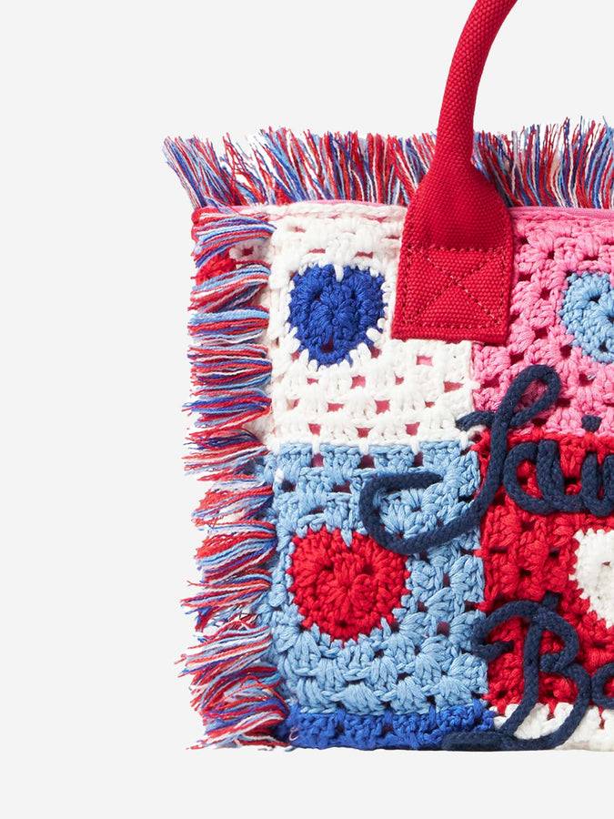 Mc2 Saint Barth Borsa Colette Con Toppe Cuore All'uncinetto