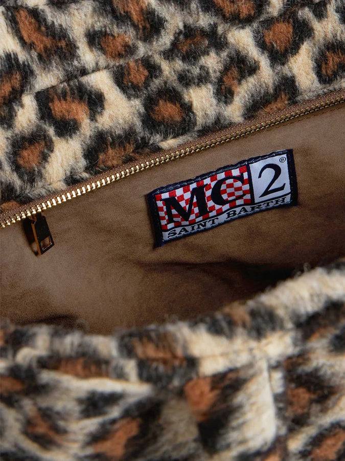 Mc2 Saint Barth Borsa Colette Coperta Con Stampa Animalier