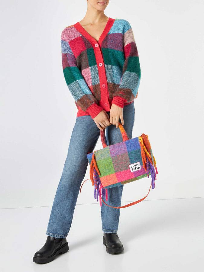 Mc2 Saint Barth Borsa Colette Coperta Con Stampa Check