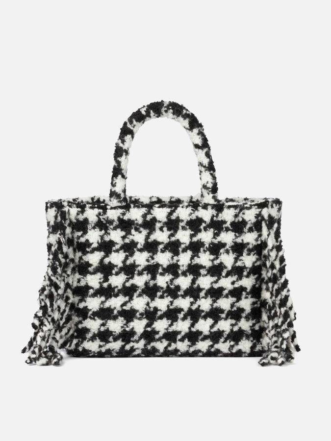 Mc2 Saint Barth Borsa Colette Coperta Con Stampa Pied De Poule