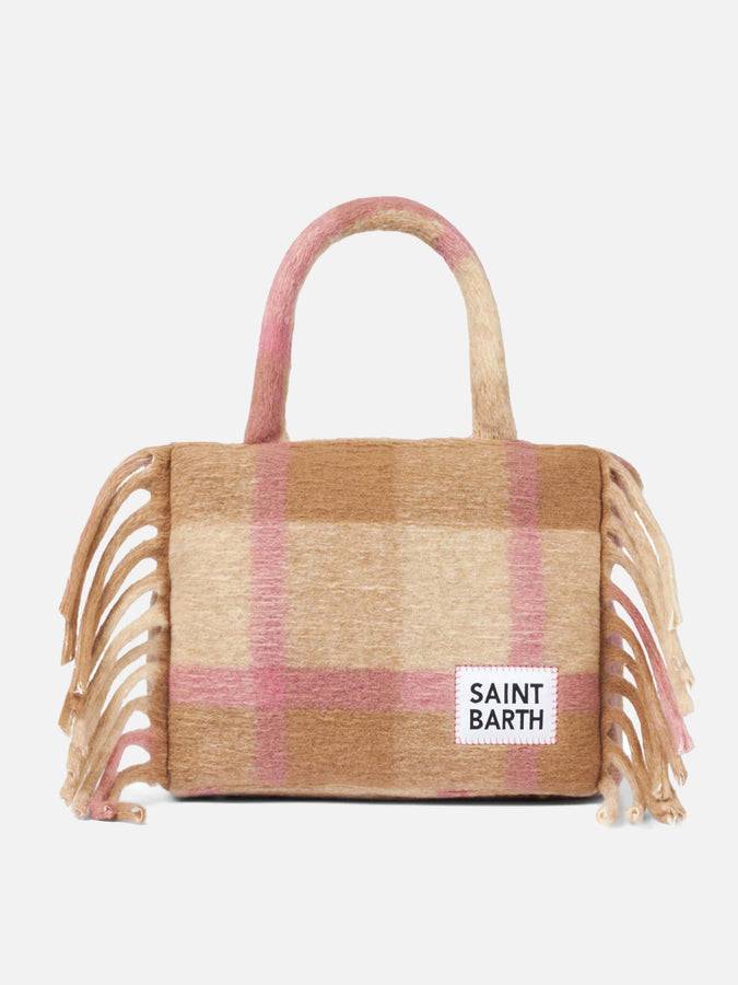 Mc2 Saint Barth borsa Colette coperta con stampa tartan