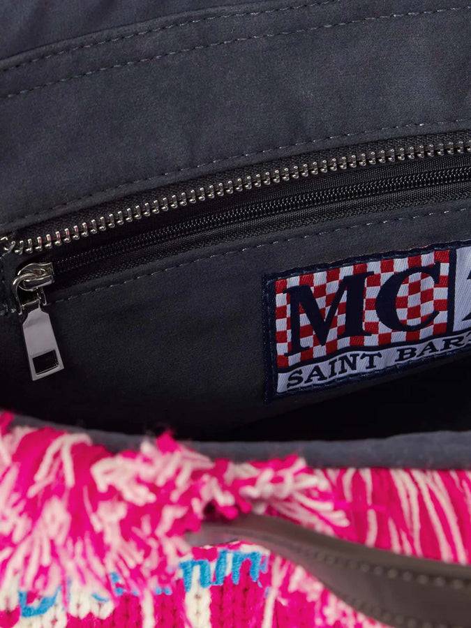Mc2 Saint Barth Borsa Colette In Lana Con Motivo Fair Isle