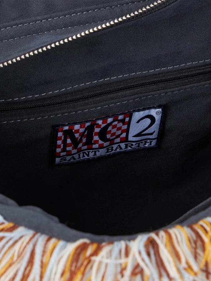 Mc2 Saint Barth Borsa Colette In Lana Con Stampa Argyle