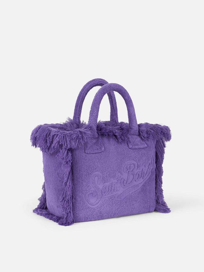 Mc2 Saint Barth Borsa Colette In Morbida Spugna Viola