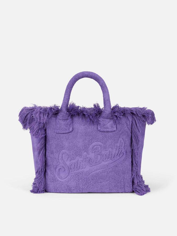 Mc2 Saint Barth Borsa Colette in morbida spugna viola