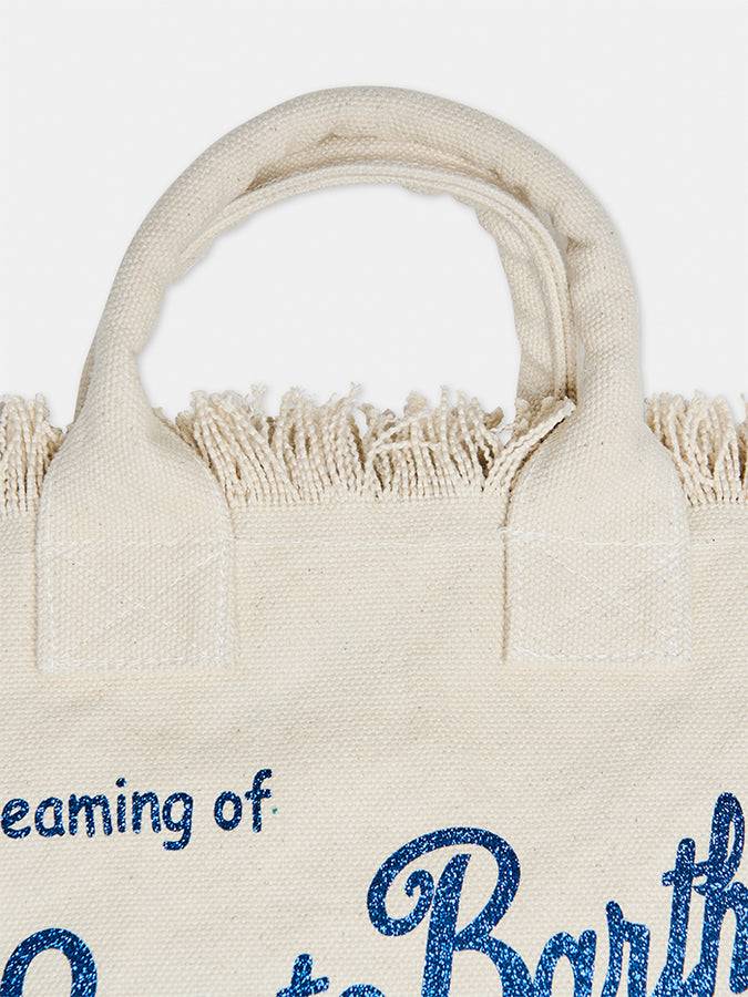 Mc2 Saint Barth Borsa Colette In Tela Con Ricamo Coccole E Nuvole | EDIZIONE SPECIALE COCCOLEBIMBI