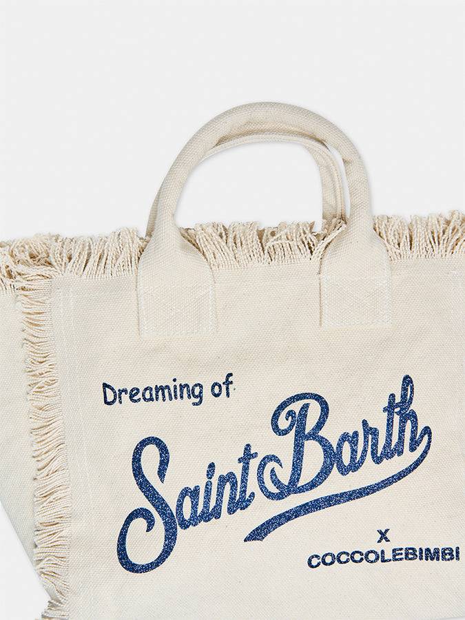 Mc2 Saint Barth Borsa Colette In Tela Con Ricamo Coccole E Nuvole | EDIZIONE SPECIALE COCCOLEBIMBI