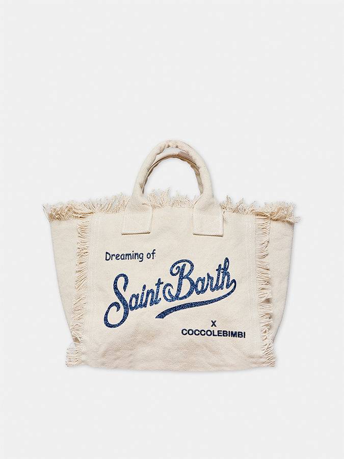 Mc2 Saint Barth Borsa Colette In Tela Con Ricamo Coccole E Nuvole | EDIZIONE SPECIALE COCCOLEBIMBI