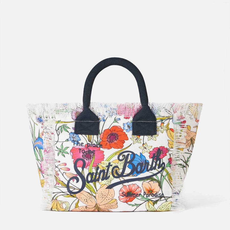 Mc2 Saint Barth Borsa Colette In Tela Con Stampa Fiori