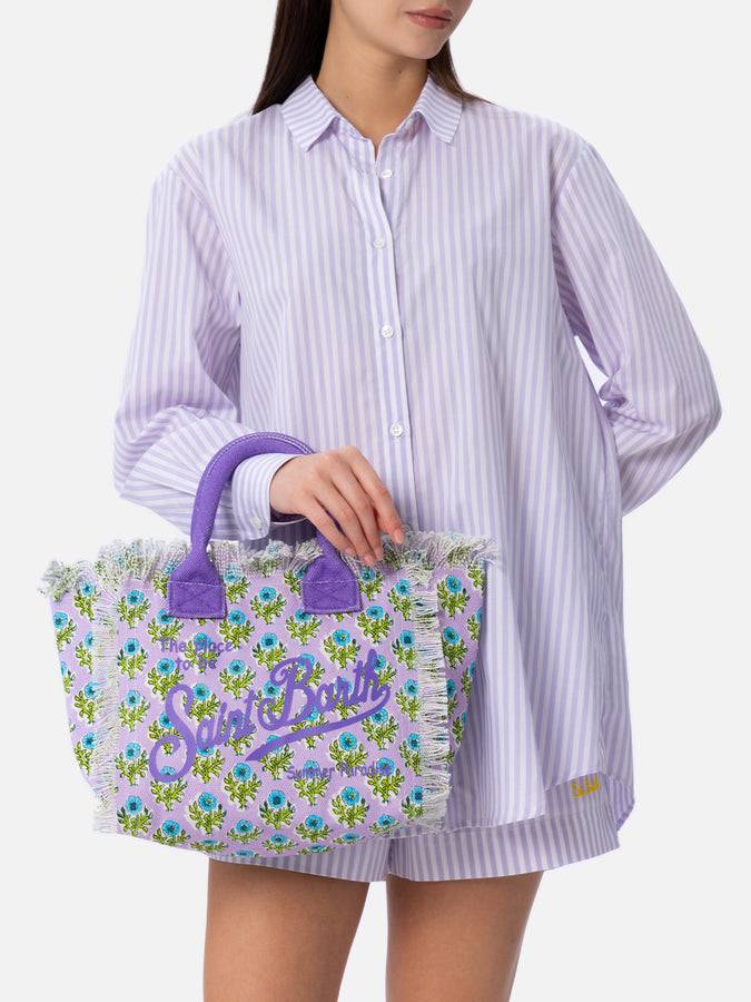 Mc2 Saint Barth Borsa Colette In Tela Di Cotone A Fiori