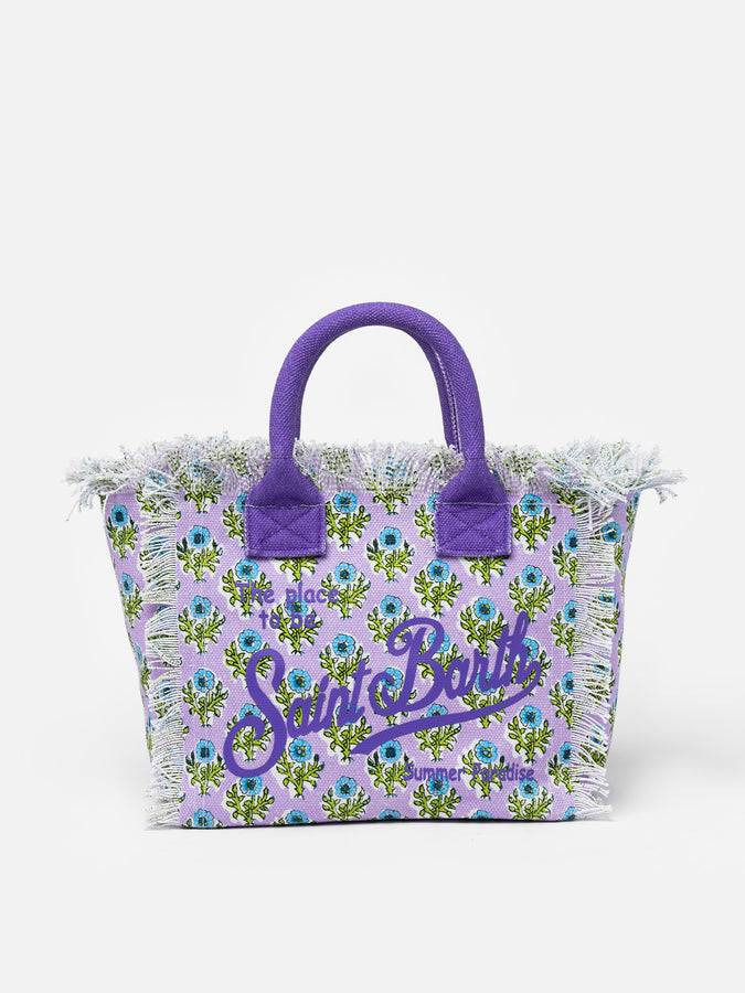 Mc2 Saint Barth Borsa Colette in tela di cotone a fiori