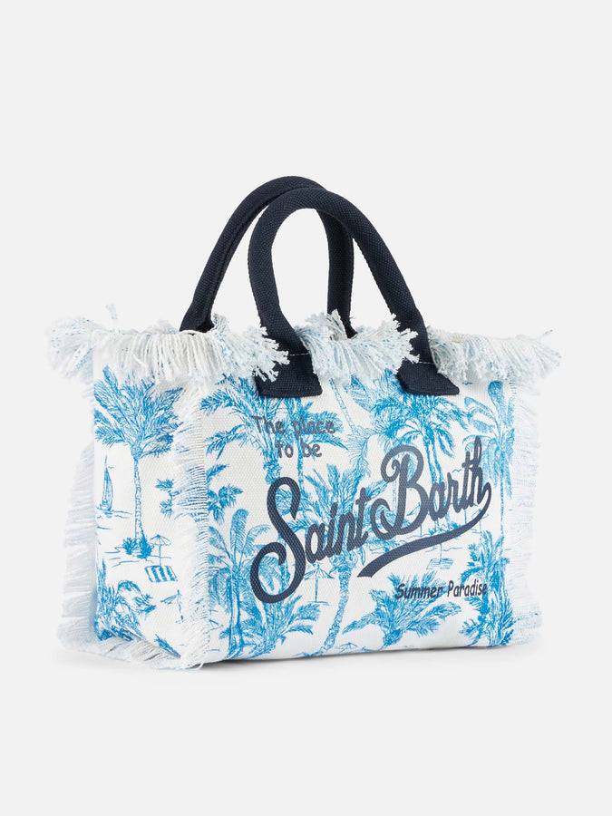 Mc2 Saint Barth Borsa Colette In Tela Di Cotone Toile De Jouy