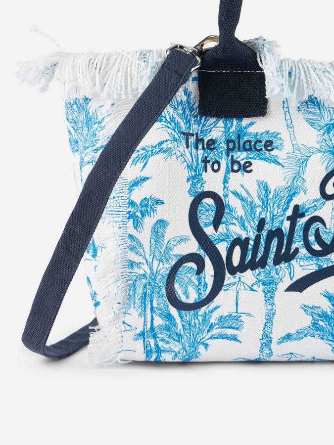 Mc2 Saint Barth Borsa Colette In Tela Di Cotone Toile De Jouy