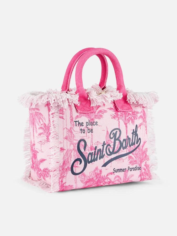Mc2 Saint Barth Borsa Colette In Tela Di Cotone Toile De Jouy