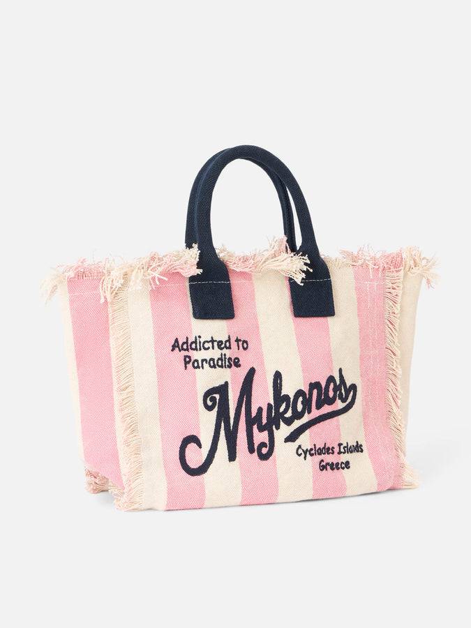 Mc2 Saint Barth Borsa Colette Mykonos In Tela Di Cotone A Righe