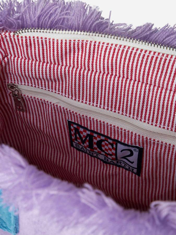 Mc2 Saint Barth Borsa Colette Sponge In Spugna Lilla