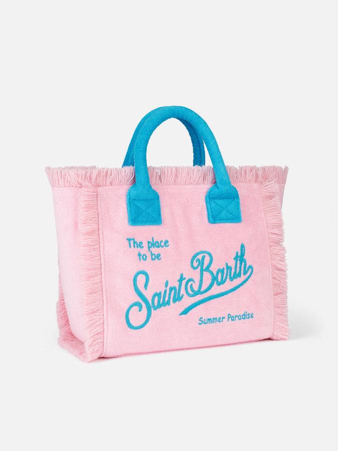 Mc2 Saint Barth Borsa Colette Sponge Rosa In Spugna