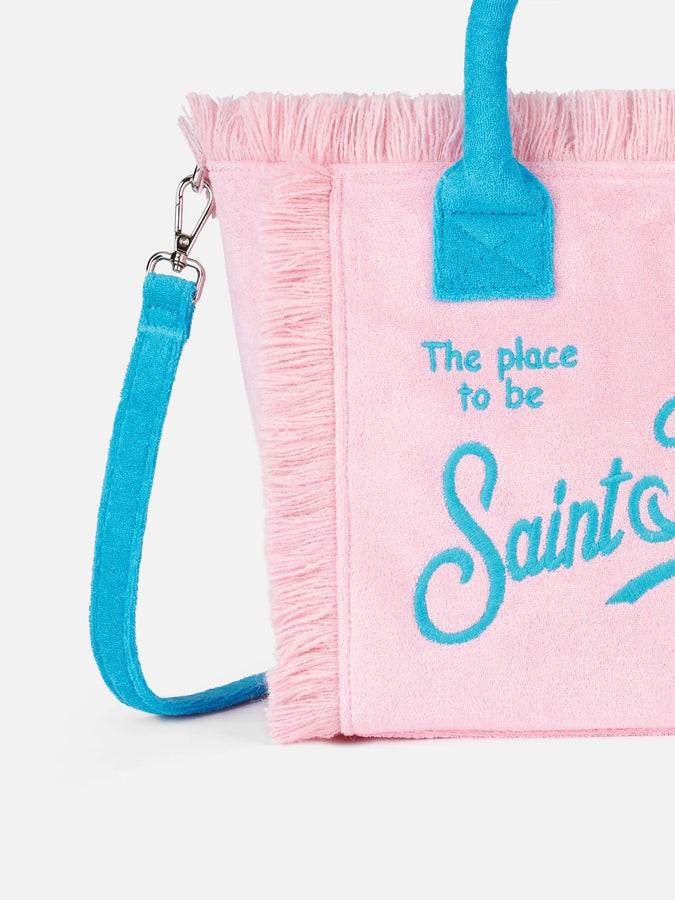 Mc2 Saint Barth Borsa Colette Sponge Rosa In Spugna