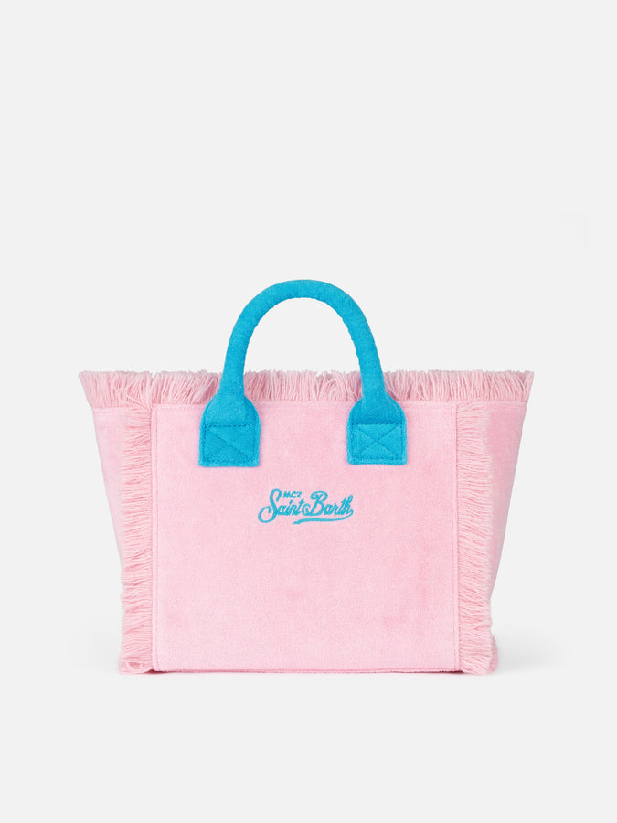 Mc2 Saint Barth Borsa Colette Sponge Rosa In Spugna
