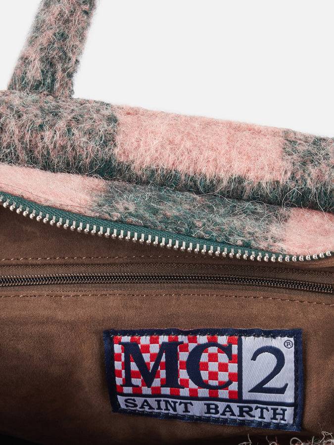 Mc2 Saint Barth Borsa Coperta Colette Con Stampa Check