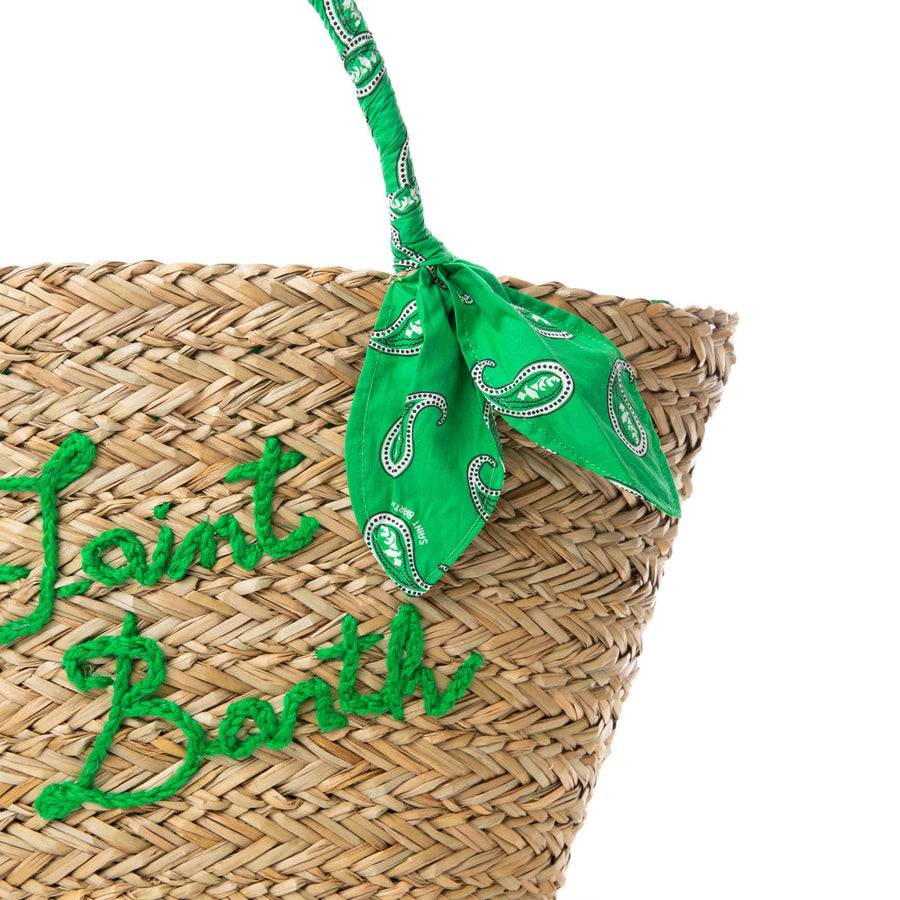 Mc2 Saint Barth Borsa Da Donna In Paglia Con Ricamo