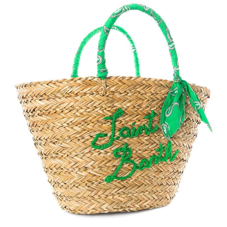 Mc2 Saint Barth Borsa Da Donna In Paglia Con Ricamo