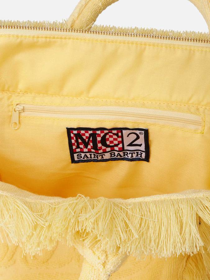 Mc2 Saint Barth Borsa Gialla Colette Terry Goffrata