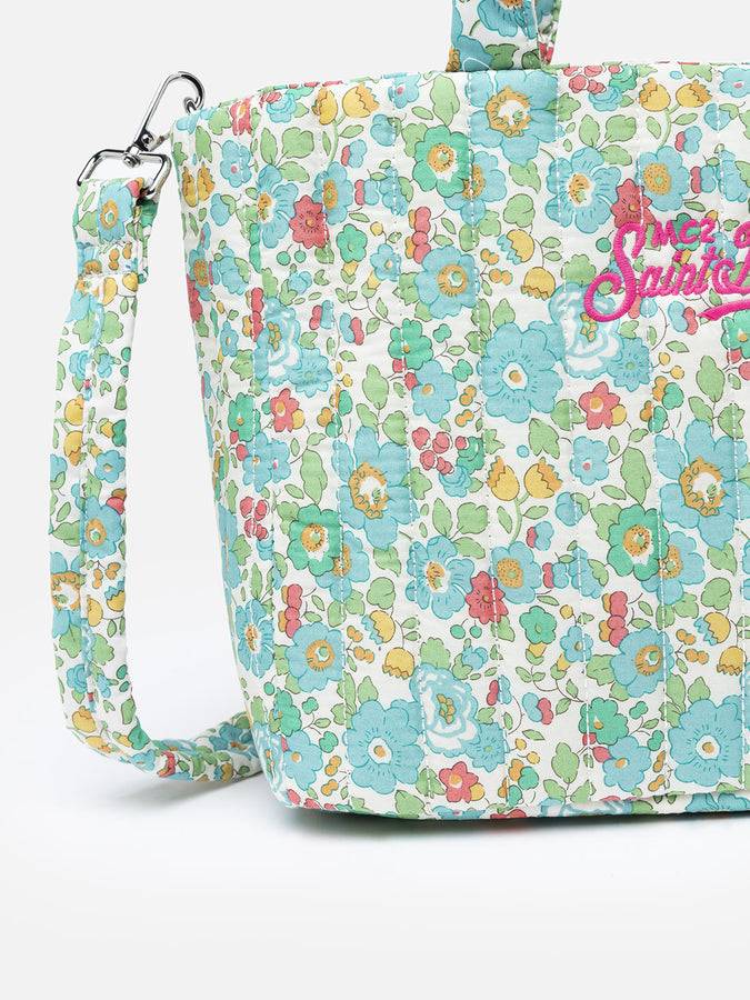 Mc2 Saint Barth Borsa Media Soft Tote Trapuntata Betsy | REALIZZATO CON TESSUTO LIBERTY