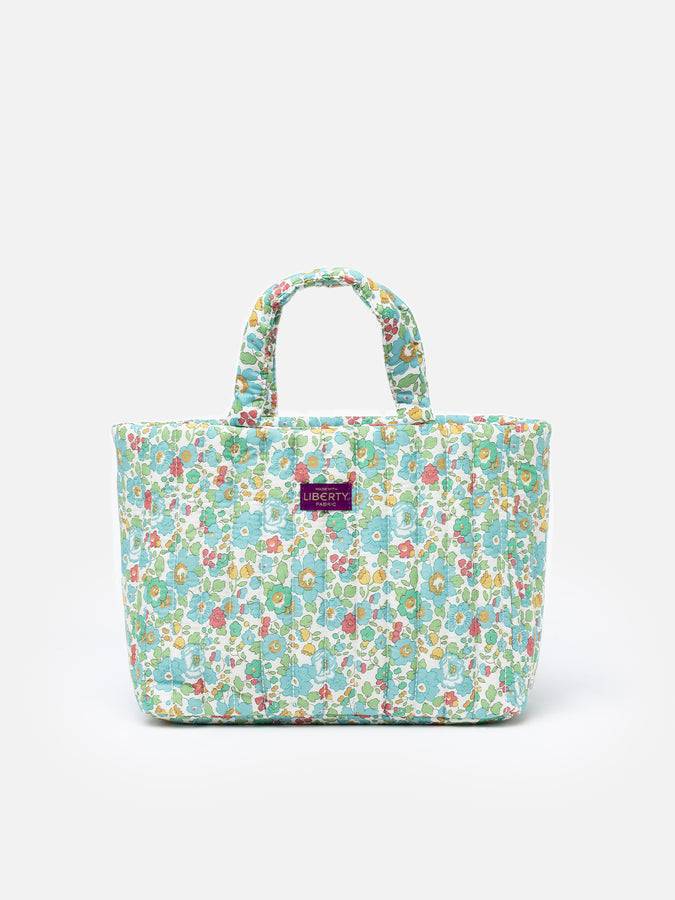 Mc2 Saint Barth Borsa Media Soft Tote Trapuntata Betsy | REALIZZATO CON TESSUTO LIBERTY