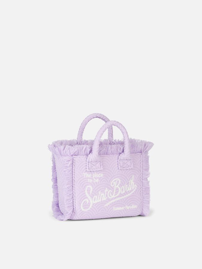 Mc2 Saint Barth Borsa Mini Vanity In Spugna Riccia Goffrata