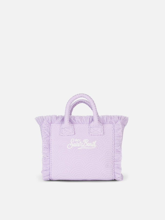 Mc2 Saint Barth Borsa Mini Vanity In Spugna Riccia Goffrata