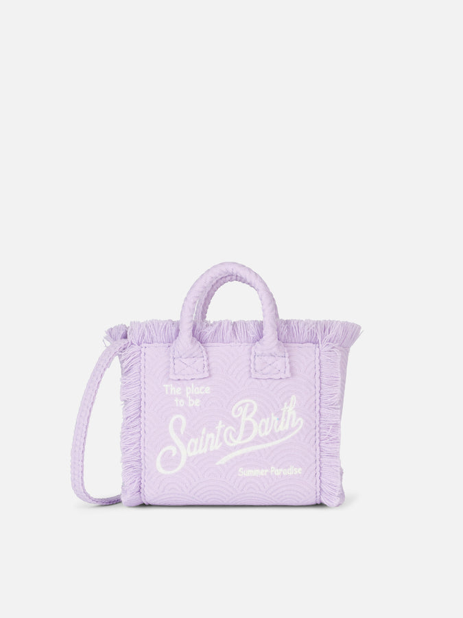 Mc2 Saint Barth Borsa Mini Vanity in spugna riccia goffrata