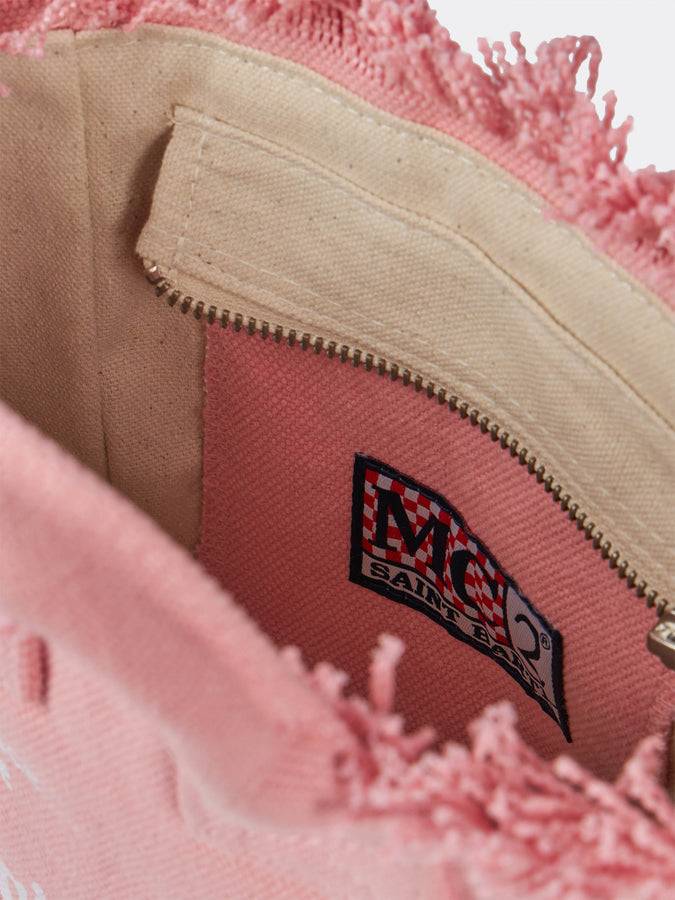 Mc2 Saint Barth Borsa Mini Vanity In Tela Di Cotone Rosa