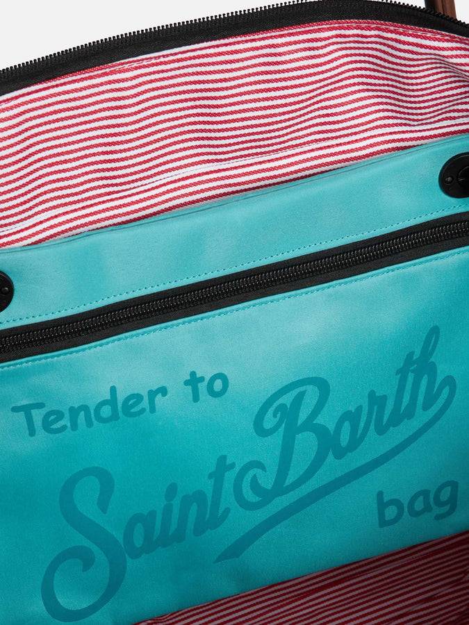 Mc2 Saint Barth Borsa Pieghevole In Tessuto Tecnico Con Stampa Saint Barth