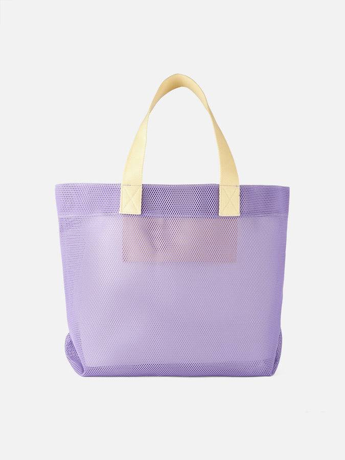 Mc2 Saint Barth Borsa Shopper In Rete Viola Con Toppa In Spugna | MELISSA SATTA SPECIAL EDITION