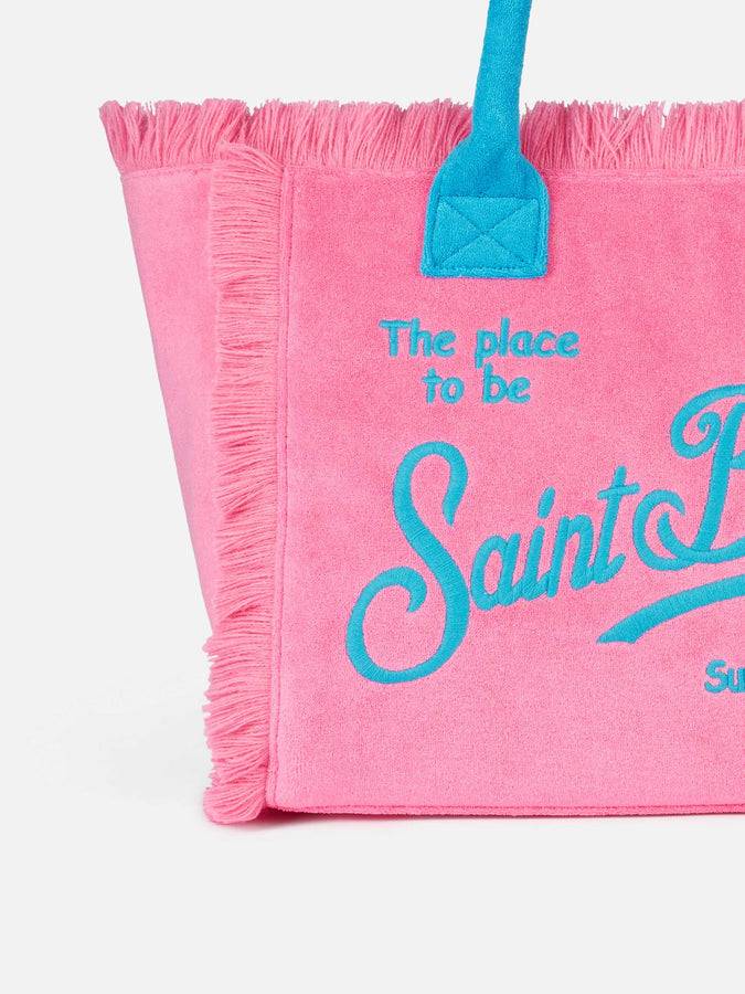 Mc2 Saint Barth Borsa Tote Vanity Sponge In Spugna Fucsia